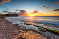Beautiful sunrise over the Mediterranean sea at Playa las Palmeras - PhotoDune Item for Sale