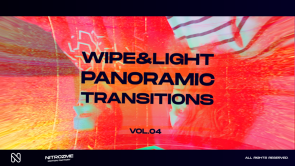 Wipe and Light Panoramic Transitions Vol. 04