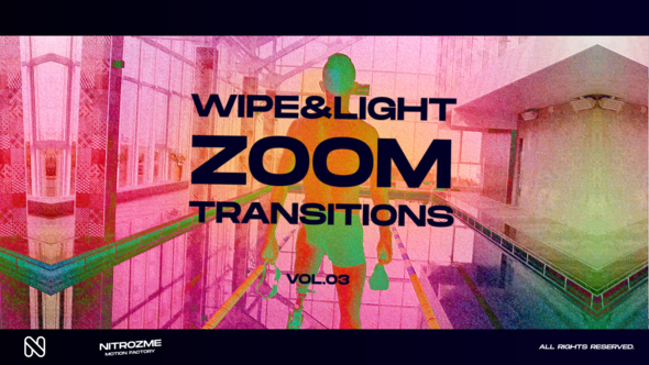 Wipe and Light Zoom Transitions Vol. 03