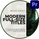 Full Size Titles - VideoHive Item for Sale