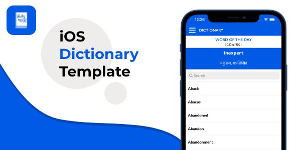 Dictionary Template for iOS