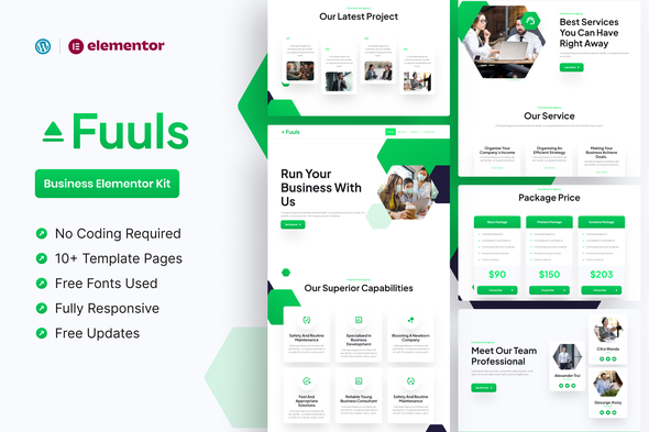 Fuuls -  Business Elementor Pro Template Kit
