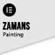 Zamans - Personal Painting Portfolio Elementor Pro Template Kit - ThemeForest Item for Sale