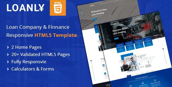 Loanly | Financial  Loans HTML5 Template