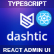 Dashtic - Typescript React Admin Dashboard Template - ThemeForest Item for Sale
