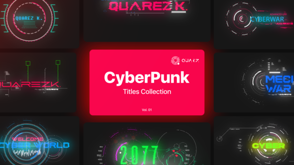 Cyberpunk Motion Titles Vol. 01 alt