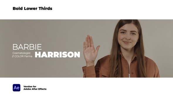 Bold Lower Thirds alt