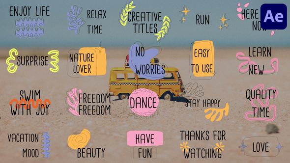 Sketch Book Titles for After Effects alt