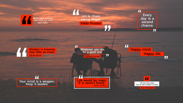 Minimal Quotes Titles | After Effects alt