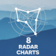 8 Radar Charts | Infographics Pack - VideoHive Item for Sale