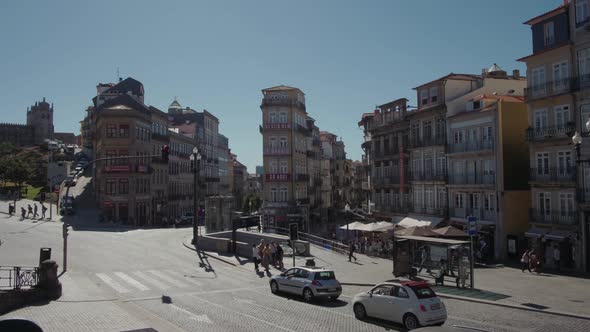 15 OCTOBER 2018 Porto Portugal Porto Old Town in Portugal Architecture Background City Center Castle