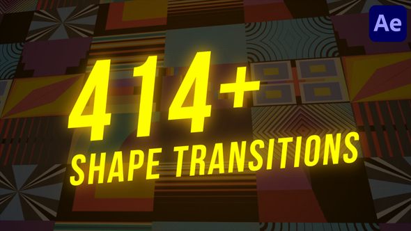 414+ Shape Transitions for After Effects alt