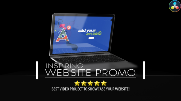 Inspiring Web Promo - Website Promotion Davinci Resolve