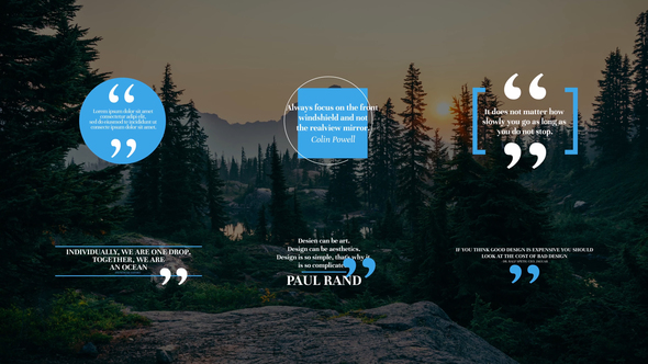 Quotes Titles 1.0 | FCPX & Apple Motion alt