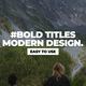 Bold Titles | FCPX & Apple Motion - VideoHive Item for Sale