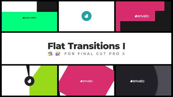 Flat Transitions I | FCPX alt