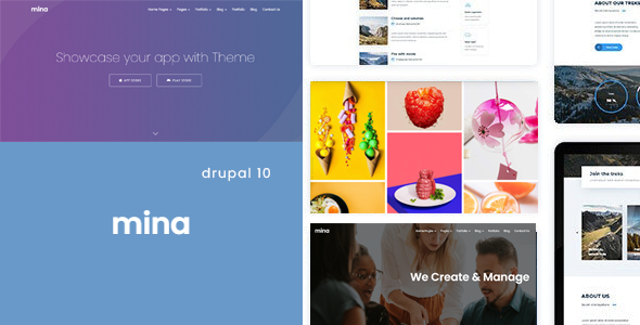 Mina – Multi-Page Drupal 10 Theme