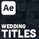 Wedding Titles - VideoHive Item for Sale