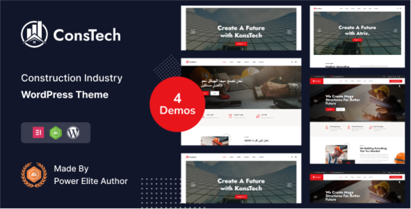 Constech – Construction WordPress Theme