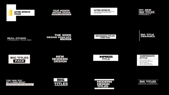 Creative Big Titles | FCPX & Apple Motion alt