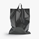 Black Loop Handle Plastic Bag - shop carry packet stand - 3DOcean Item for Sale
