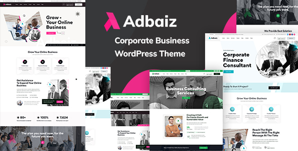 Adbaiz – Corporate Business WordPress Theme