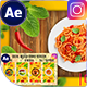 5 in 1 Food Promo Menu and Stories Instagram - VideoHive Item for Sale