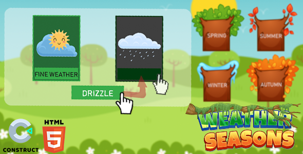 Weather Seasons - HTML5 Game - Construct 3
