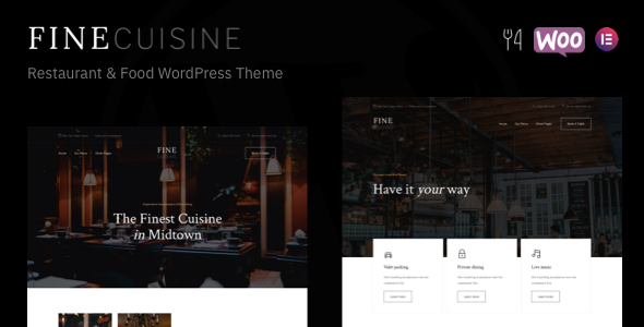 FineCuisine - Restaurant & Food WordPress Theme