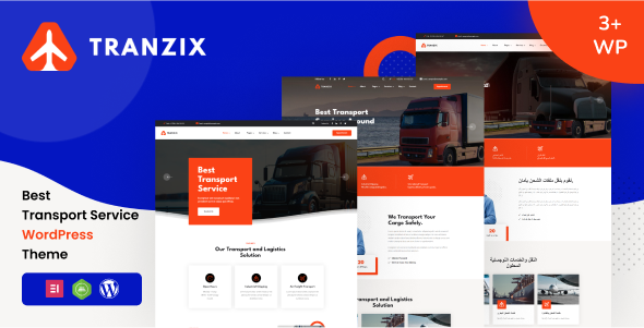 Tranzix- Logistics & Transportation WordPress Theme