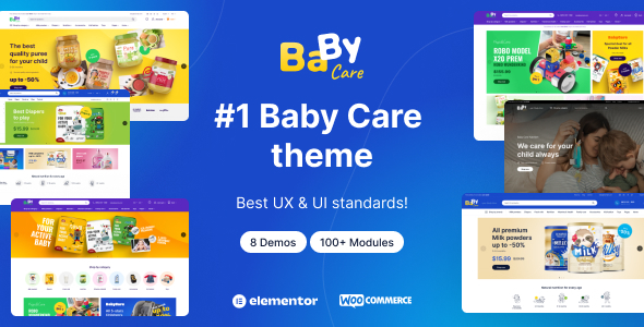 BabyCare – Kids Store WooCommerce WordPress Theme