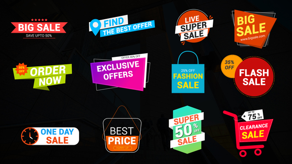 Sale Badges & Labels Pack alt