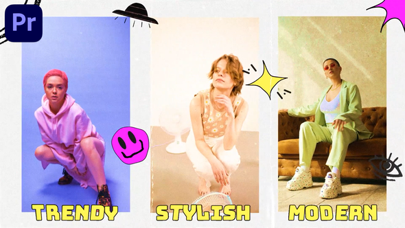 Retro Fashion Promo & Slideshow | MOGRT