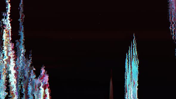 Glitch Noise Overlay Vhs Static Distortion Fuzzy