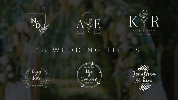 Wedding Titles alt
