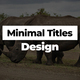 Minimal Titles | FCPX & Apple Motion - VideoHive Item for Sale