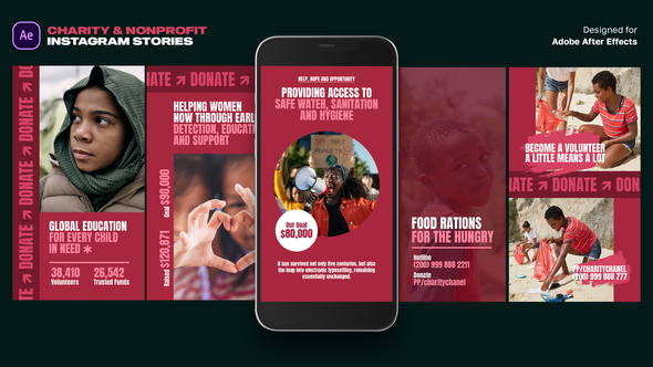 Charity & Nonprofit instagram Stories