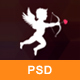 CUPID LOVE - Dating Website PSD Template - ThemeForest Item for Sale
