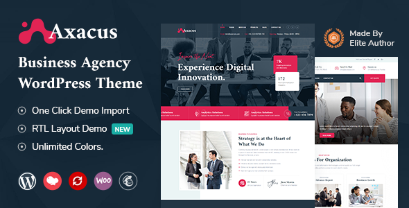 Axacus – Business Agency WordPress Theme