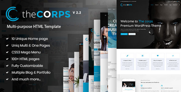 The Corps – Multi-Purpose HTML5 Template