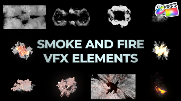 Explosions Smoke And Fire VFX Elements for FCPX alt