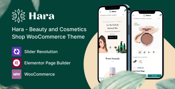 Hara – Beauty and Cosmetics Shop WooCommerce Theme