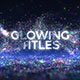 Luxury Glowing Titles - VideoHive Item for Sale