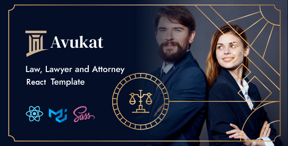 Avukat – Lawyer and Attorney React Template