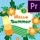 Hello Summer Intro Mogrt - VideoHive Item for Sale