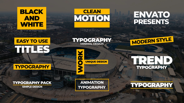 Typography Titles | FCPX & Apple Motion alt