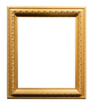 old vertical carved yellow wooden picture frame - PhotoDune Item for Sale