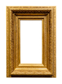 old vertical carved very wide gold wooden picture - PhotoDune Item for Sale