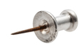 view from tip on vintage steel push pin isolated - PhotoDune Item for Sale