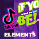 Creative Typography TikTok Elements - VideoHive Item for Sale
